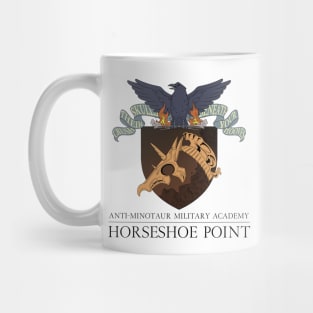 Horseshoe Point Anti-Minotaur Military Academy Logo Mug